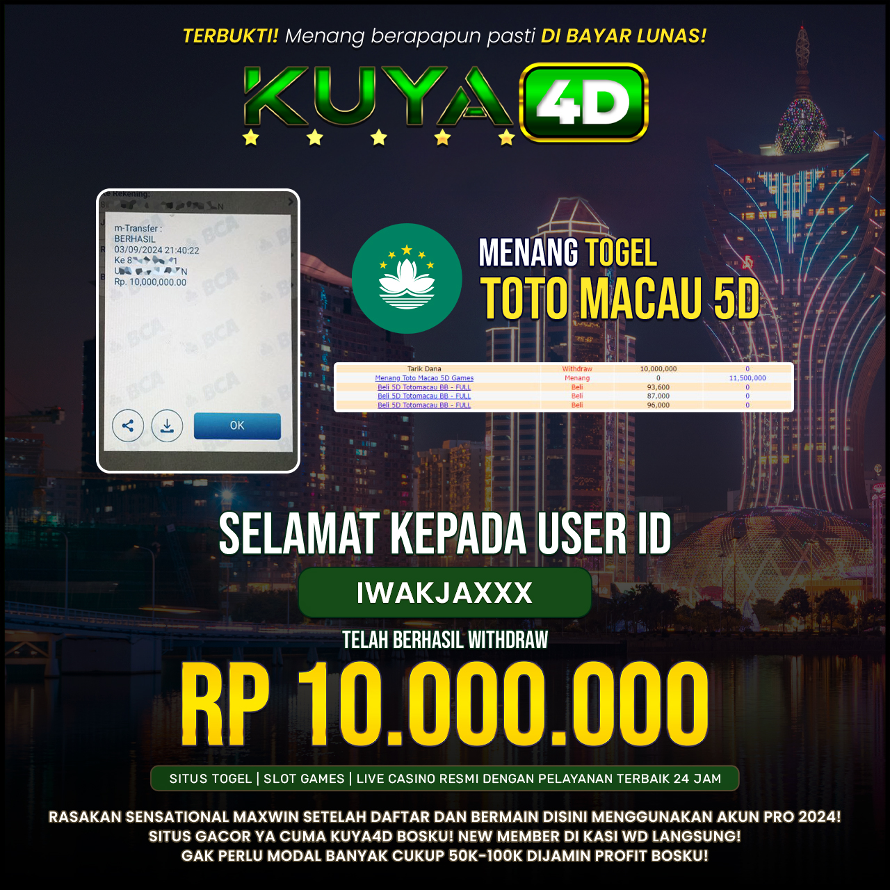 BUKTI JP TOTO MACAU 5D ID IWAKJAXXX