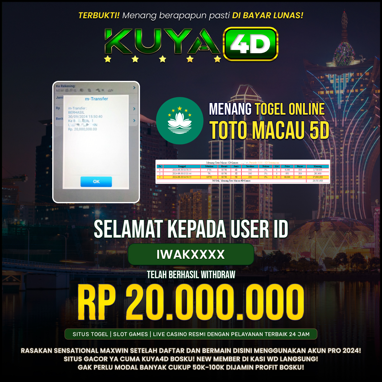 BUKTI JP TOTO MACAU 5D ID IWAKXXX