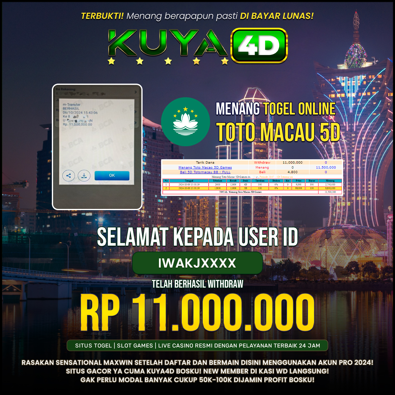 BUKTI JP TOTO MACAU 5D ID IWAKJAXXX