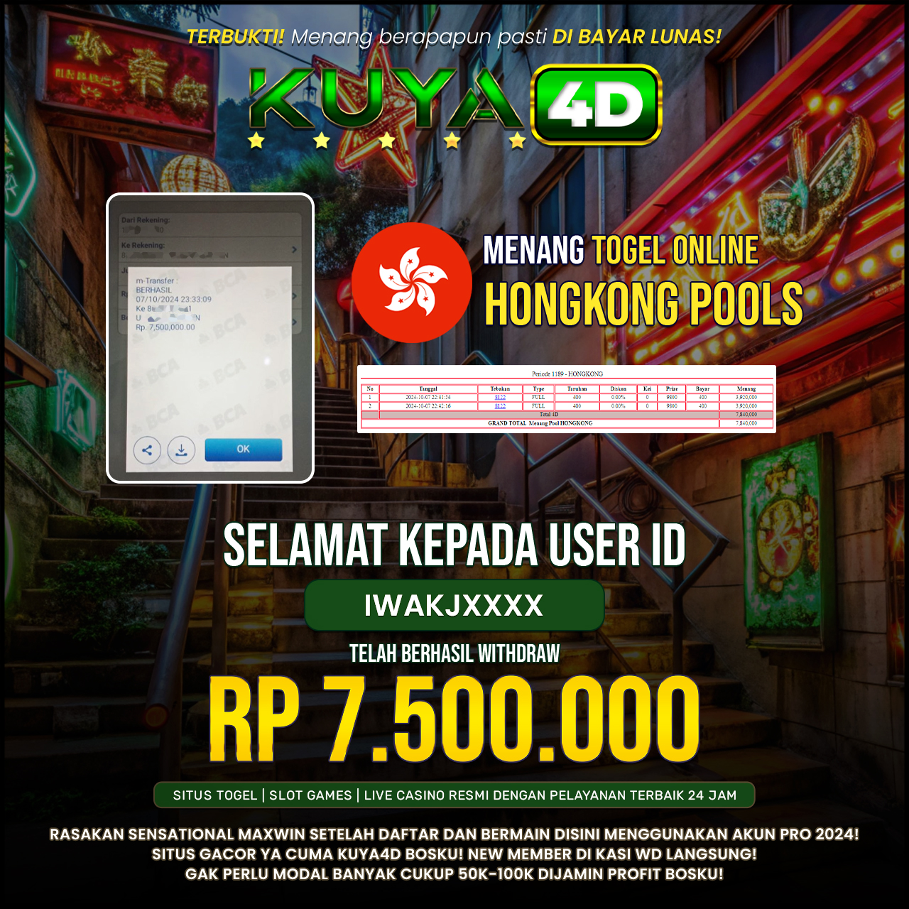 BUKTI JP HONGKONG LOTTO ID IWAKJXXX