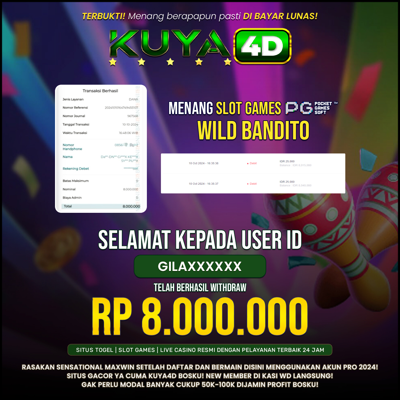 BUKTI JP WILD BANDITO ID GILAXXXX