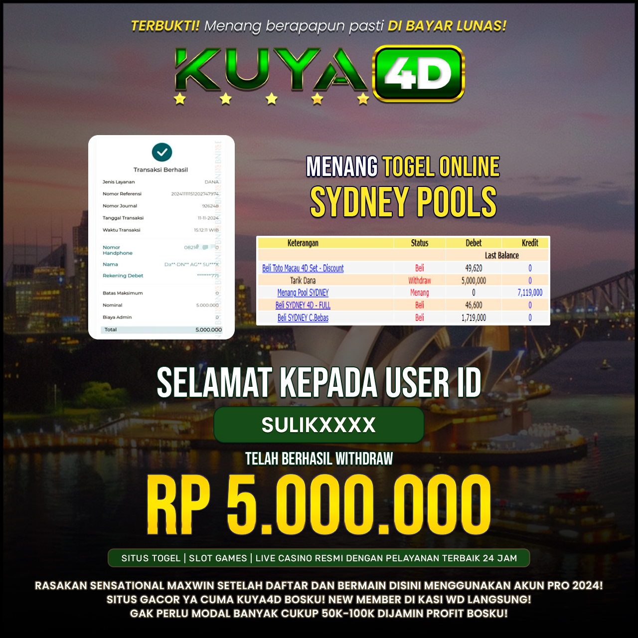 BUKTI JP POOLS SYDNEY ID SULIKXXX