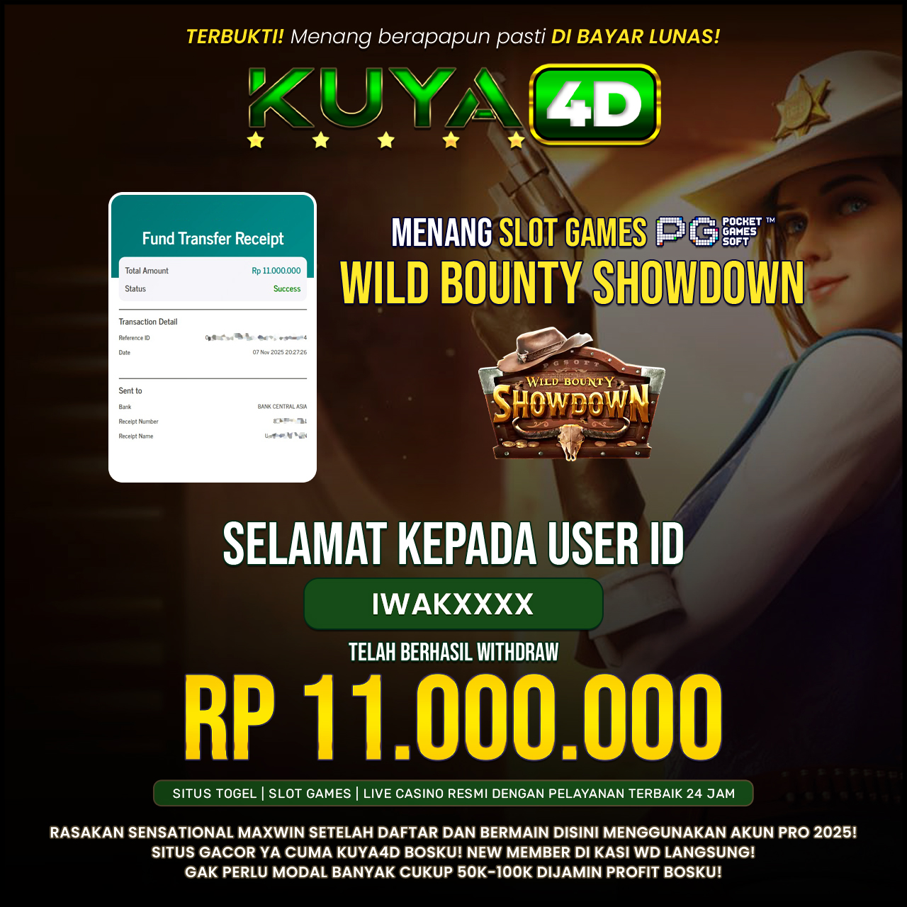 BUKTI JP WILD BOUNTY  ID IWAKXXX